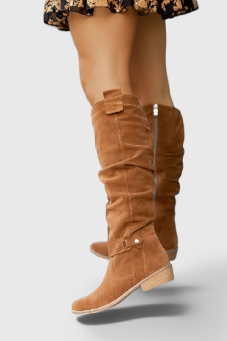 Vysoké kozačky Celine v retro stylu