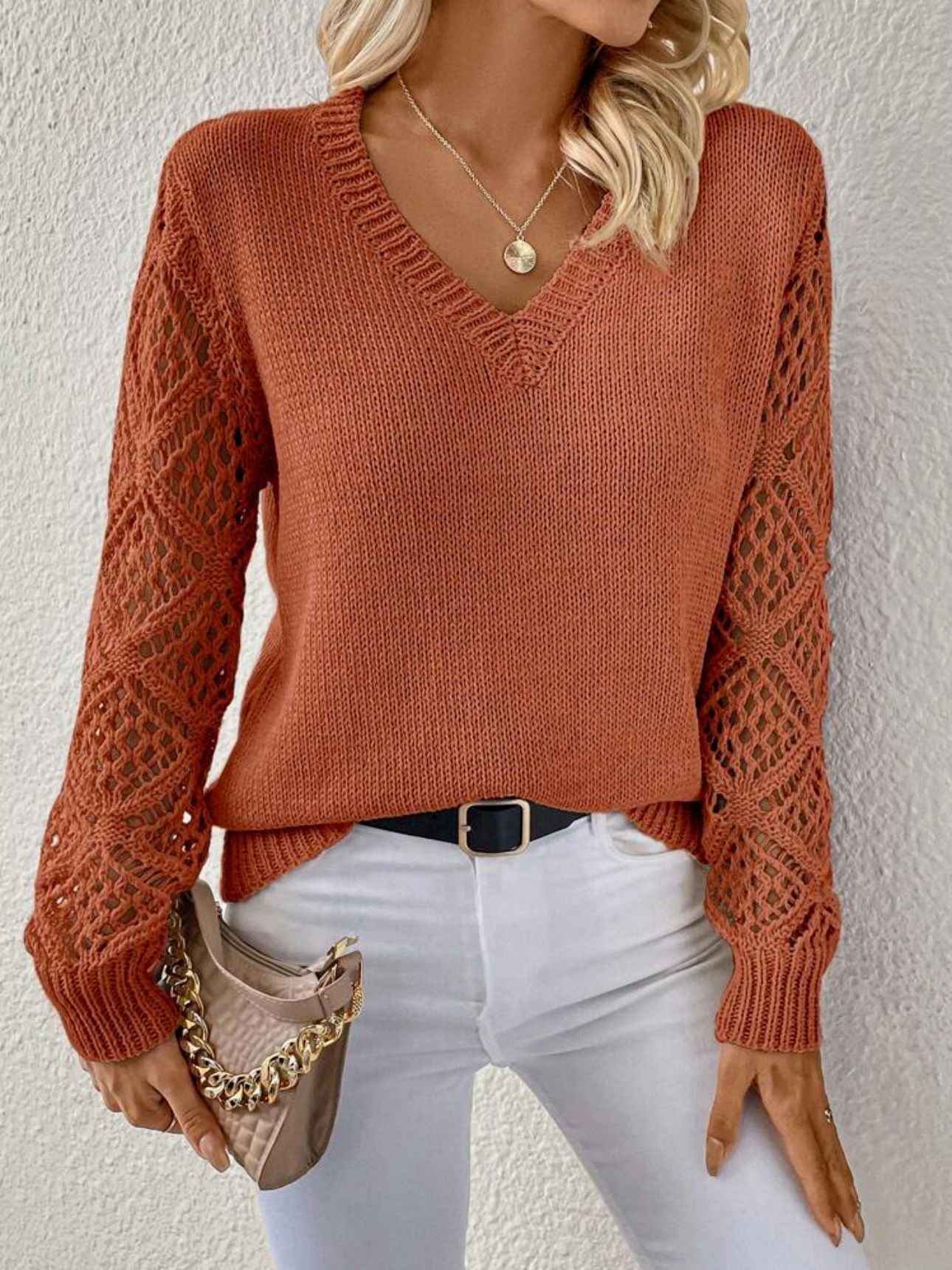 Elizabeth | Pull doux à col en V