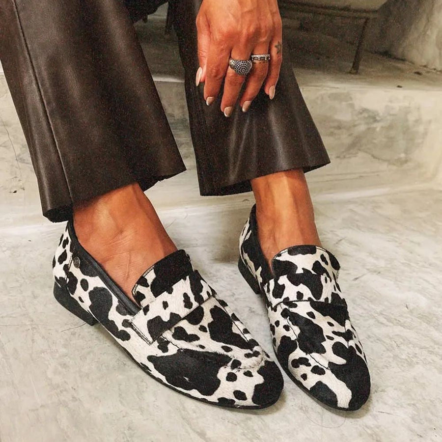 Mocassins élégants à imprimé animal | Mocassins