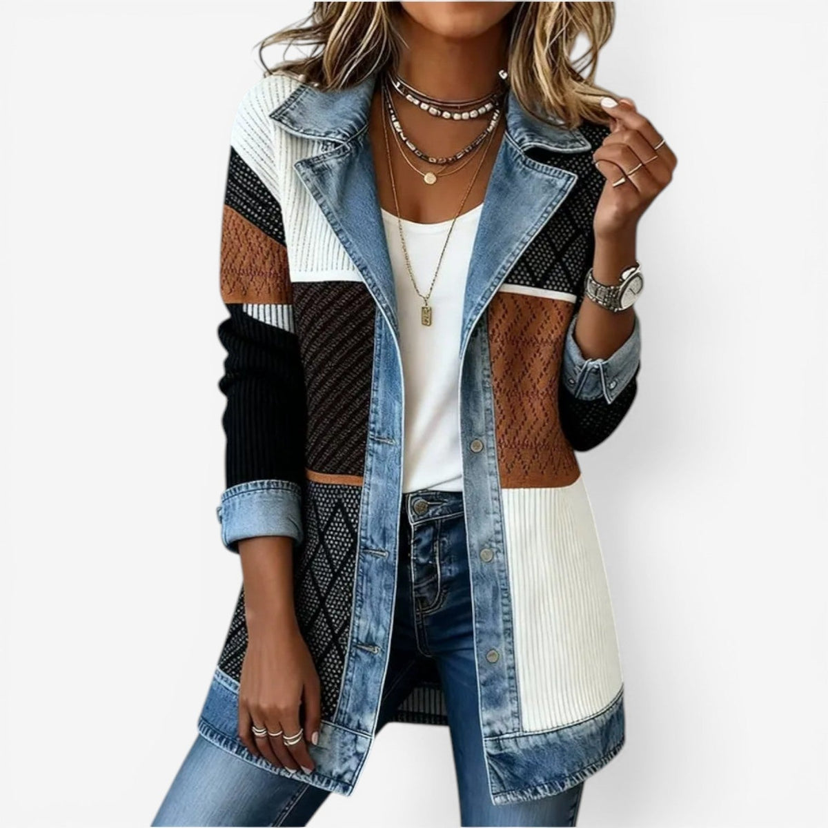 Kerensa - Soft-Touch Layered Jacket