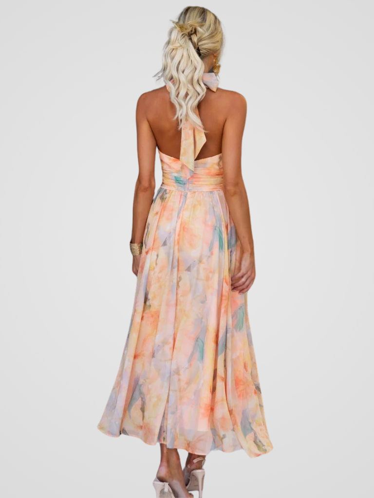 Peppa | Robe midi fleurie