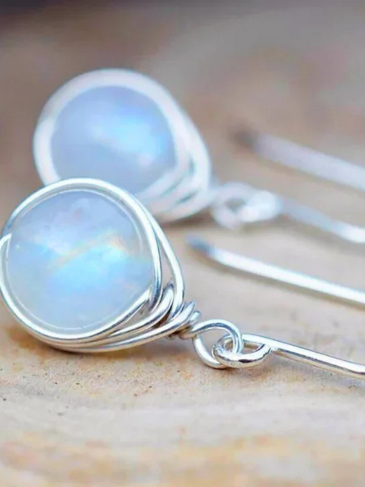 KYRA MOONSTONE DROP EARRINGS