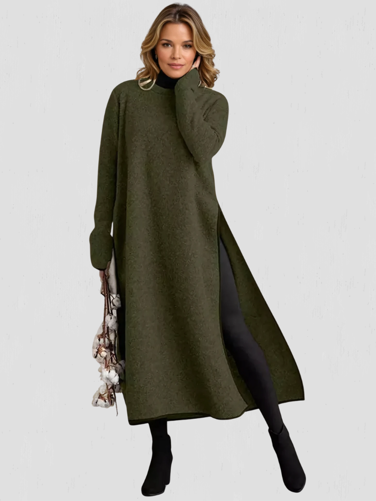 ROBE LONGUE EN MAILLE SOUPLE DANTE