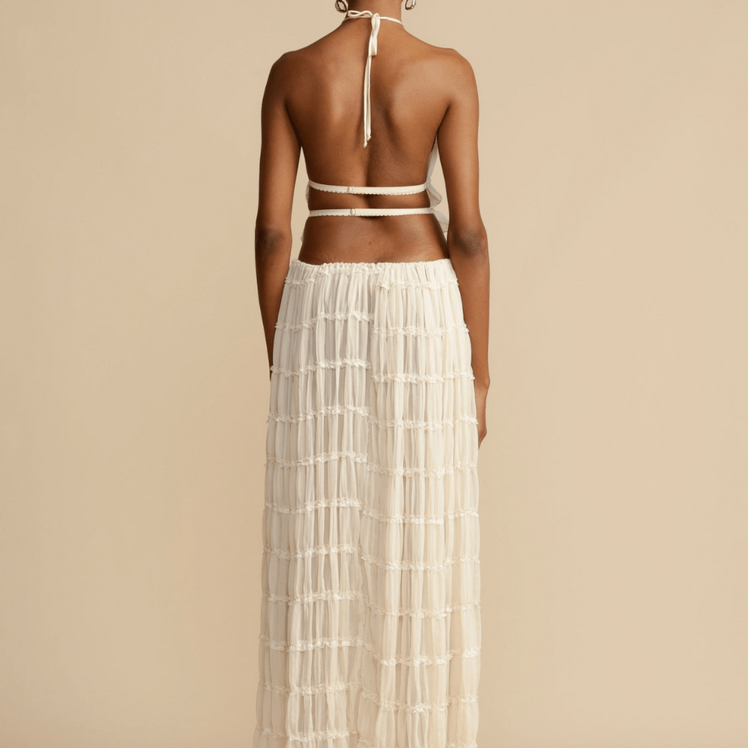 Lira| Conjunto de Top Halter y Falda