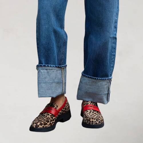 Evelien | Mocassins à Blocs de Couleurs