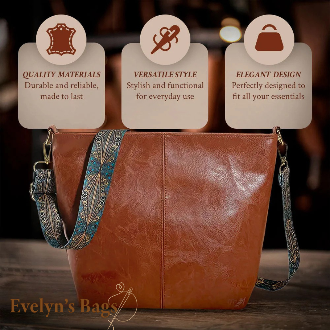 Le Charme Vintage de Chelsey | Sac à bandoulière en cuir