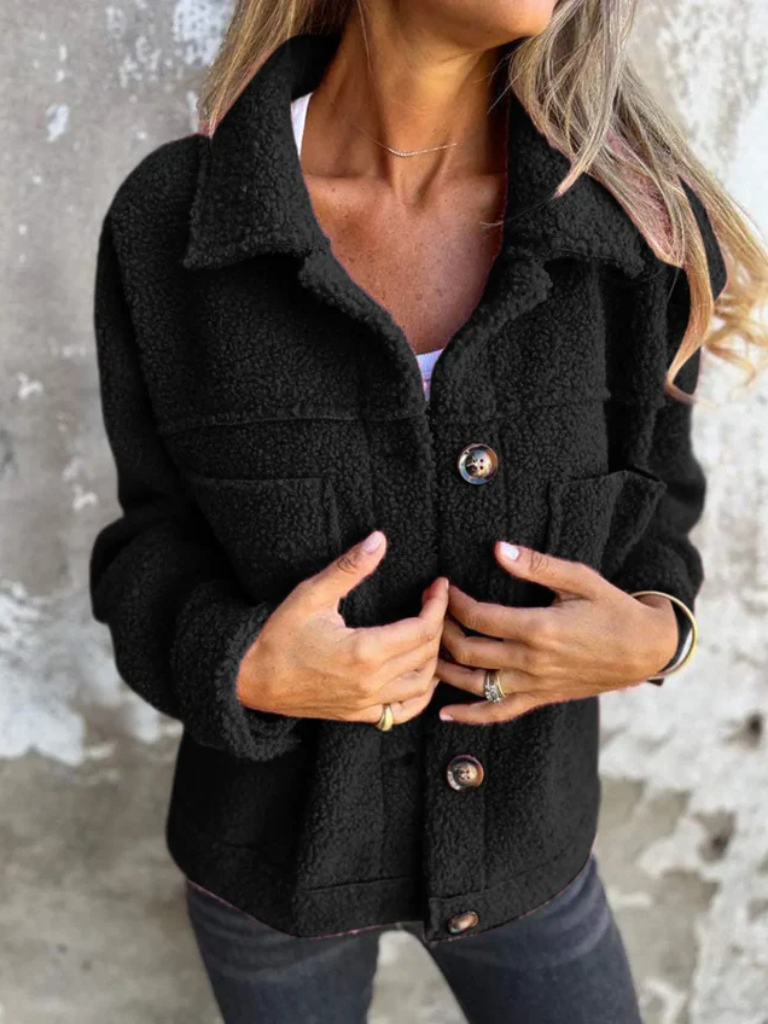 SANDRA COZY SHERPA JACKET