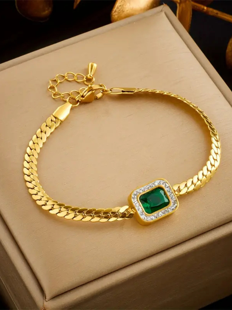 PULSERA EMERELLE VERDEANTE