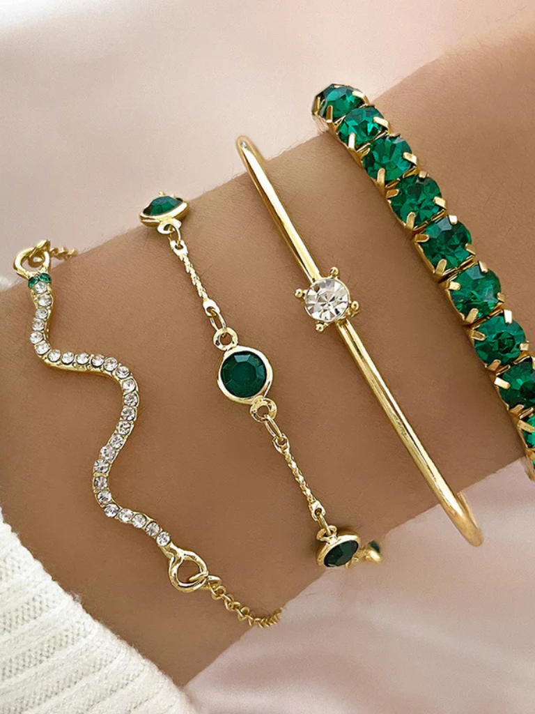 ENSEMBLE DE BRACELETS HARMONY EVERGREEN