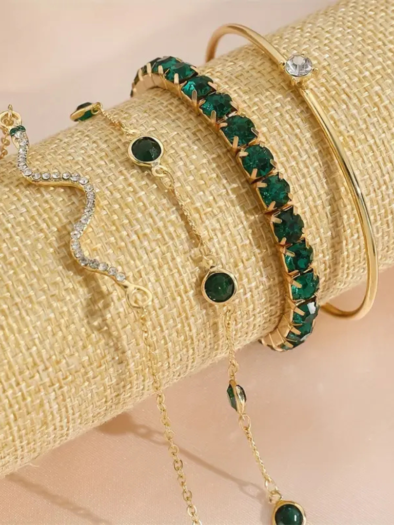 ENSEMBLE DE BRACELETS HARMONY EVERGREEN