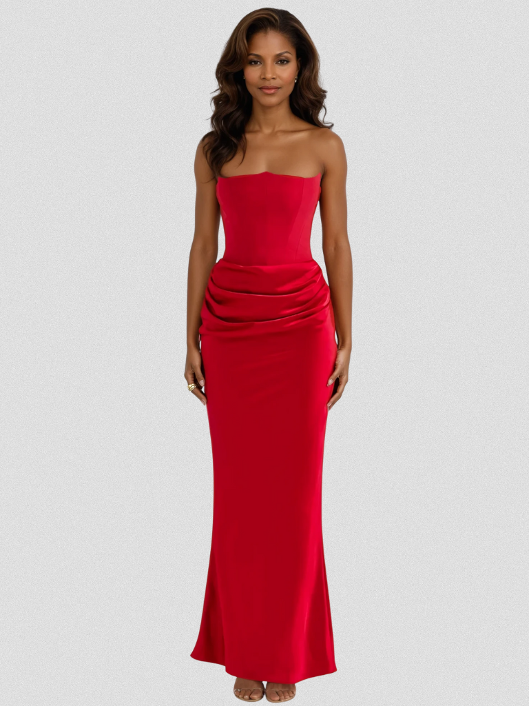 ŠATY VALENTINA CRIMSON