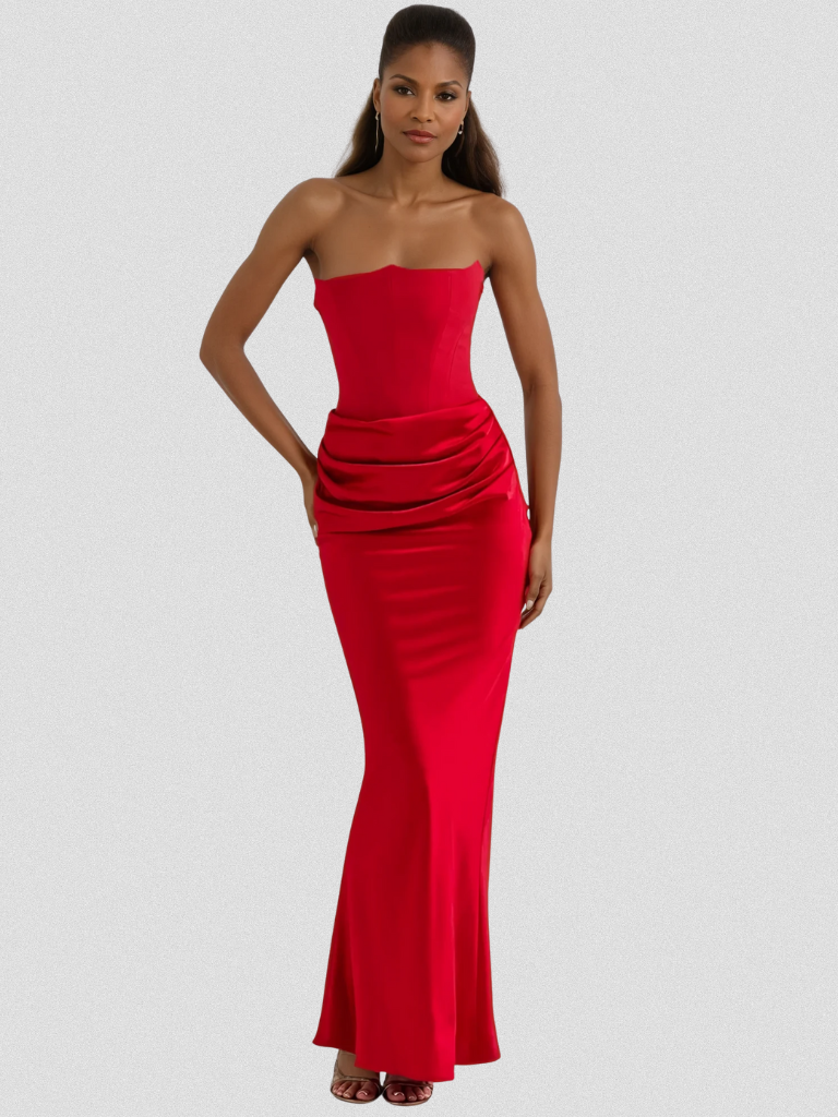 ŠATY VALENTINA CRIMSON
