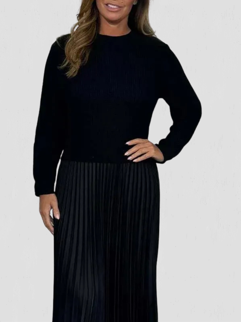 ELEGANTNÍ NABÍRANÉ SVÁTEČNÍ ŠATY