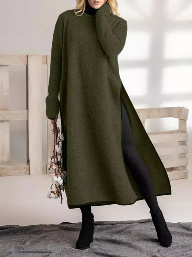 ROBE LONGUE EN MAILLE SOUPLE DANTE