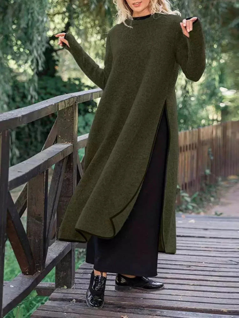 ROBE LONGUE EN MAILLE SOUPLE DANTE