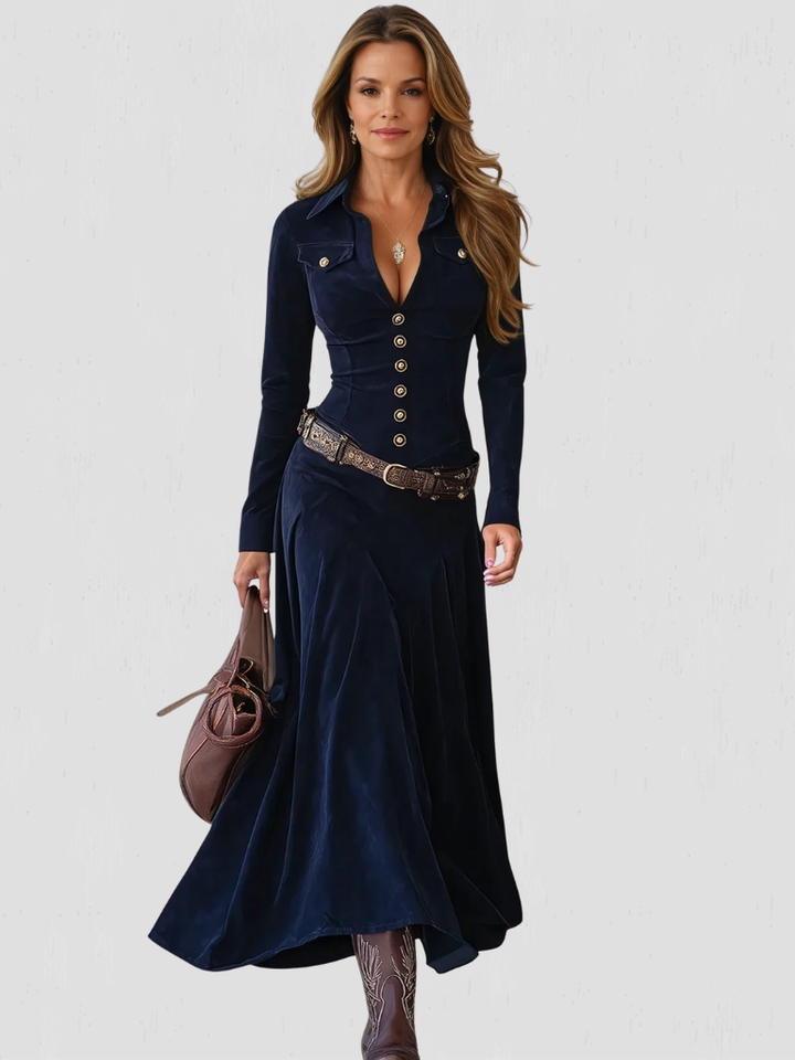 LENA HERITAGE MAXI DRESS