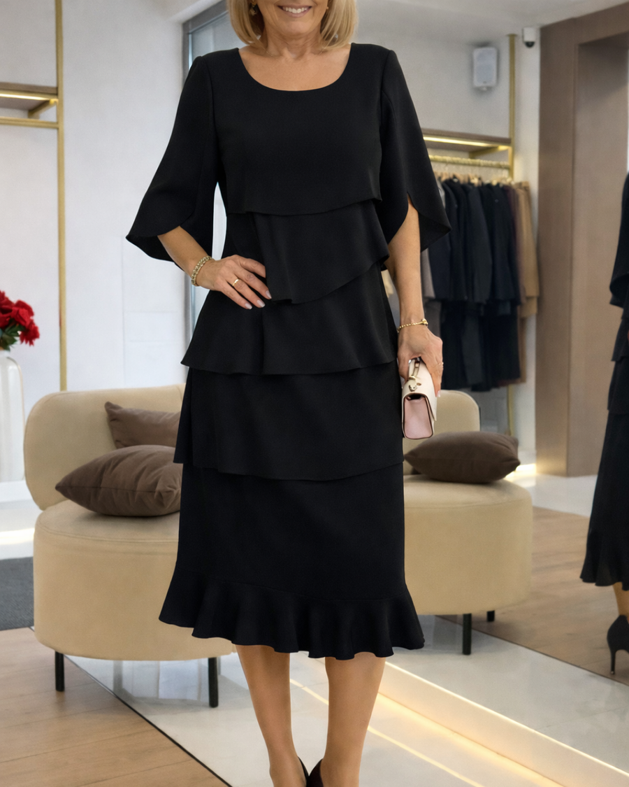 Patricie | Elegantní volánové šaty pro pohodlí