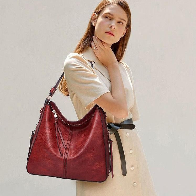 Cécile - Sac fourre-tout en cuir élégant