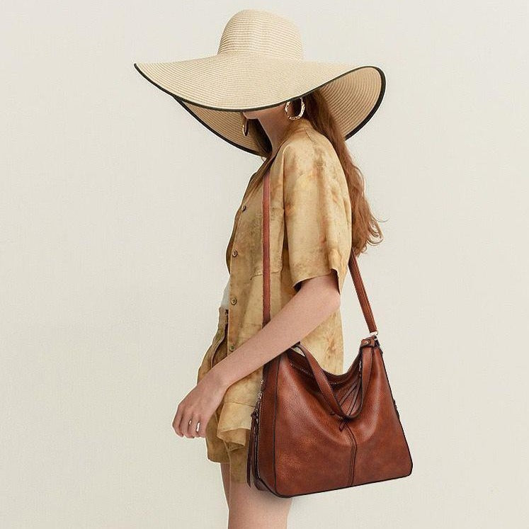 Cécile - Sac fourre-tout en cuir élégant