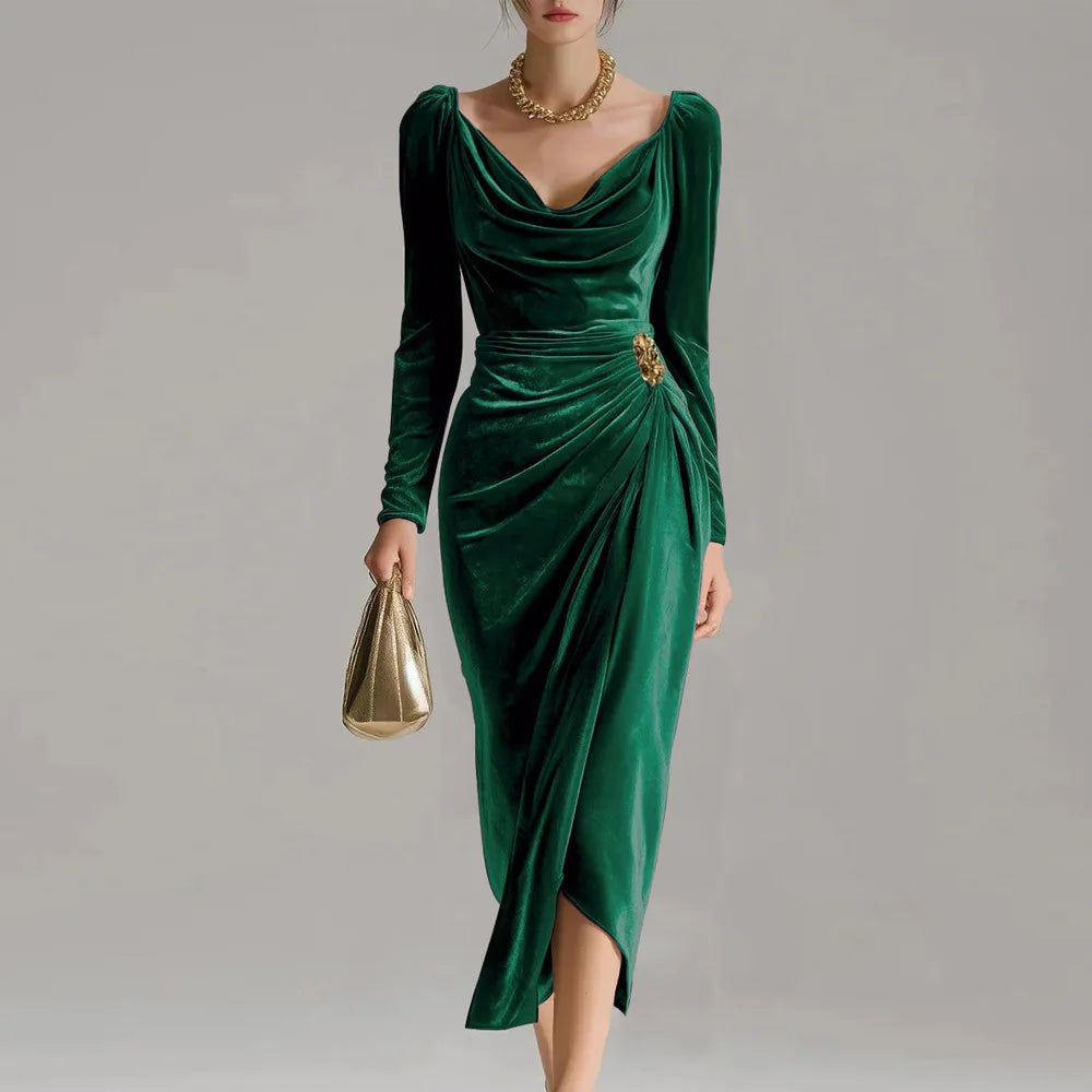 Sylvana | Elegantní midi šaty