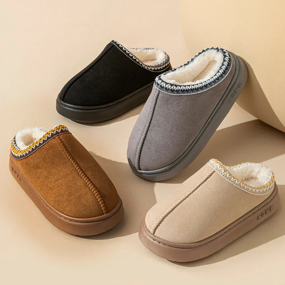 Chloe | Pantoufles plateformes duveteuses™