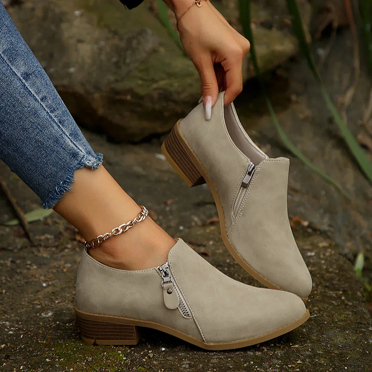 Maia™ | Bottines zippées SleekShield