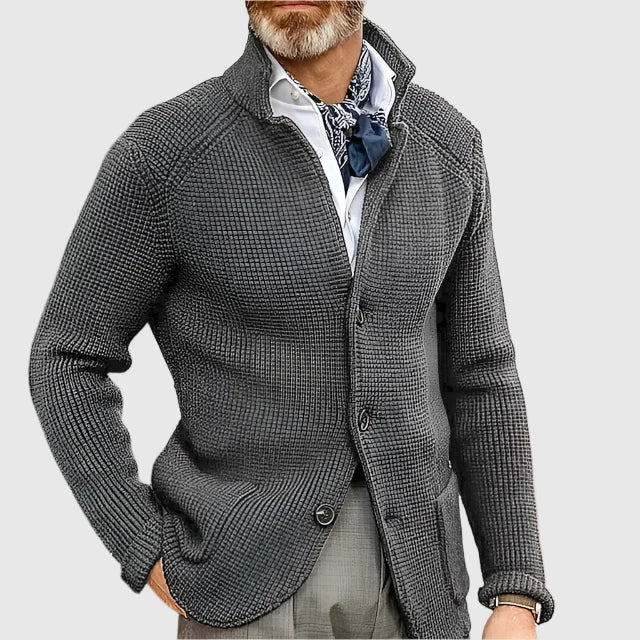 Arnold - Gilet cardigan homme style militaire rétro