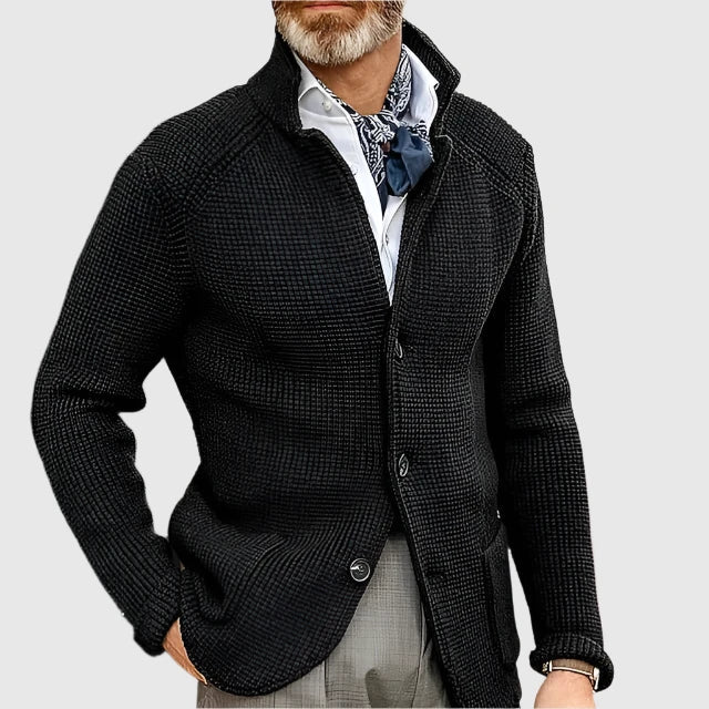 Arnold - Gilet cardigan homme style militaire rétro
