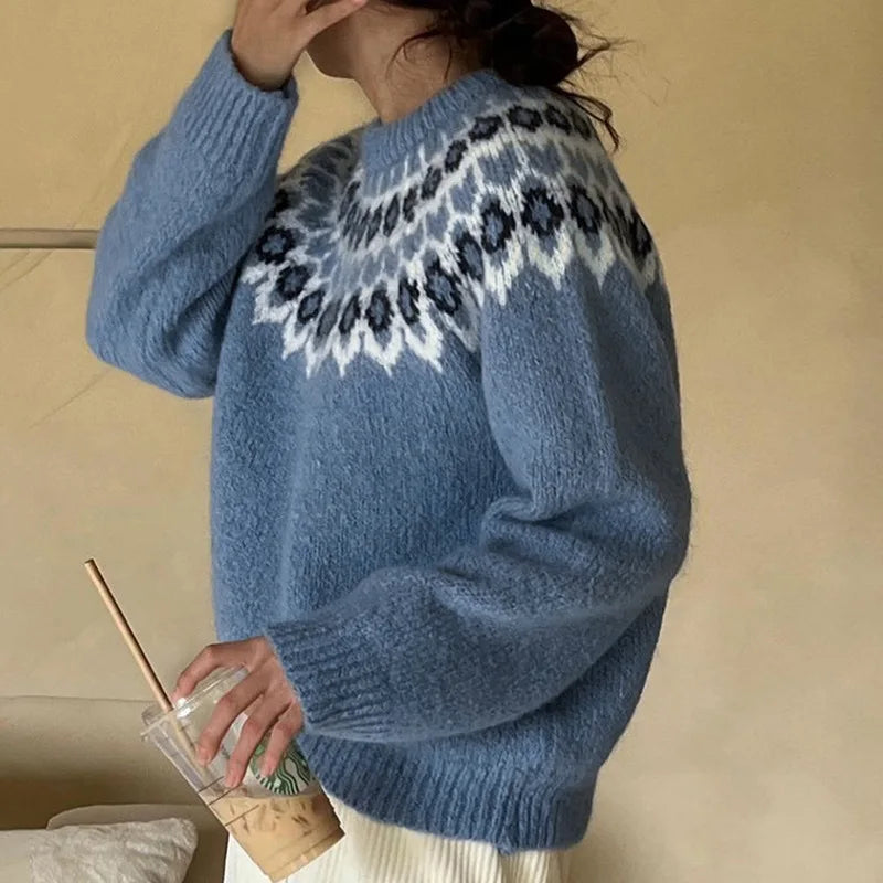Braila | Pull en maille jacquard élégant