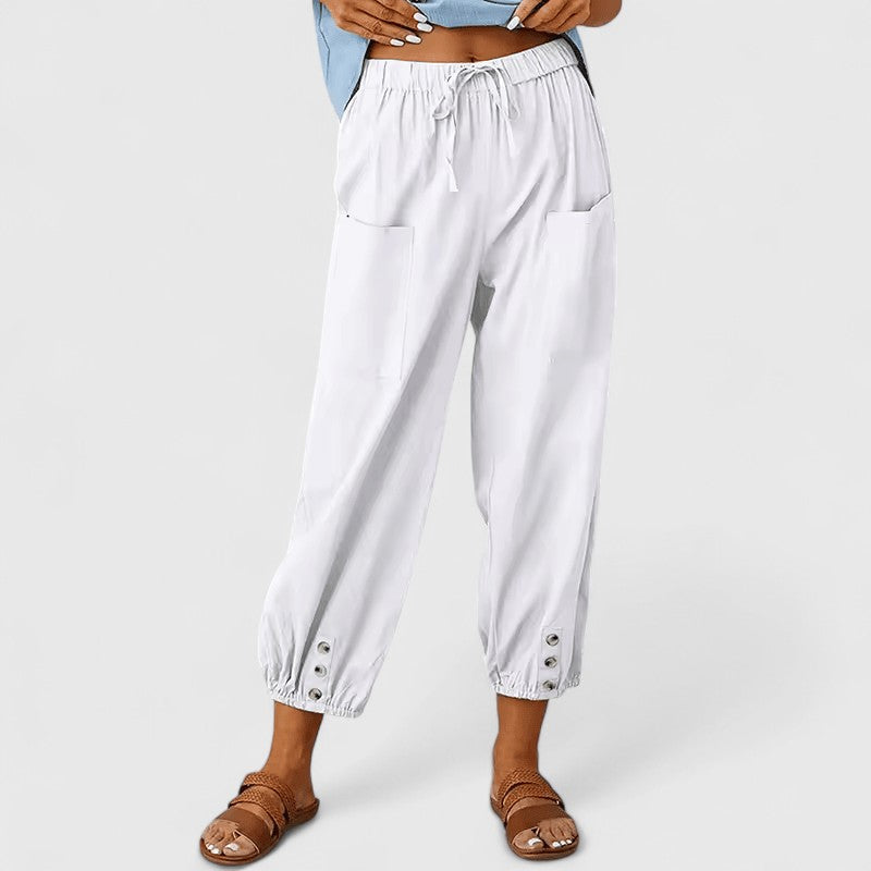Jolie | Pantalon élégant à jambes larges