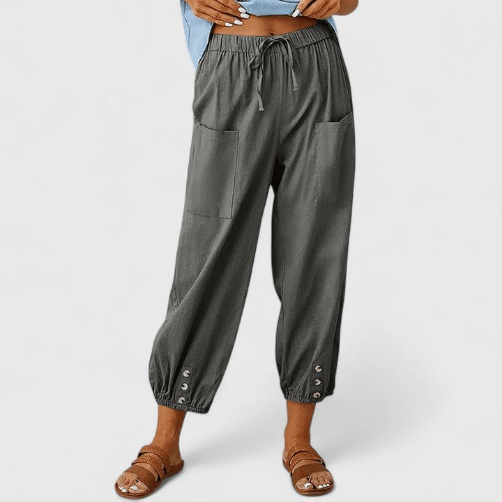 Jolie | Pantalon élégant à jambes larges