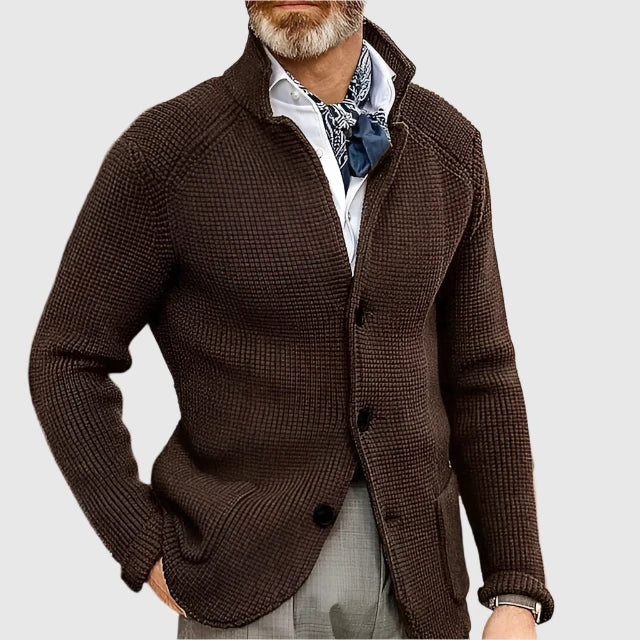 Arnold - Gilet cardigan homme style militaire rétro