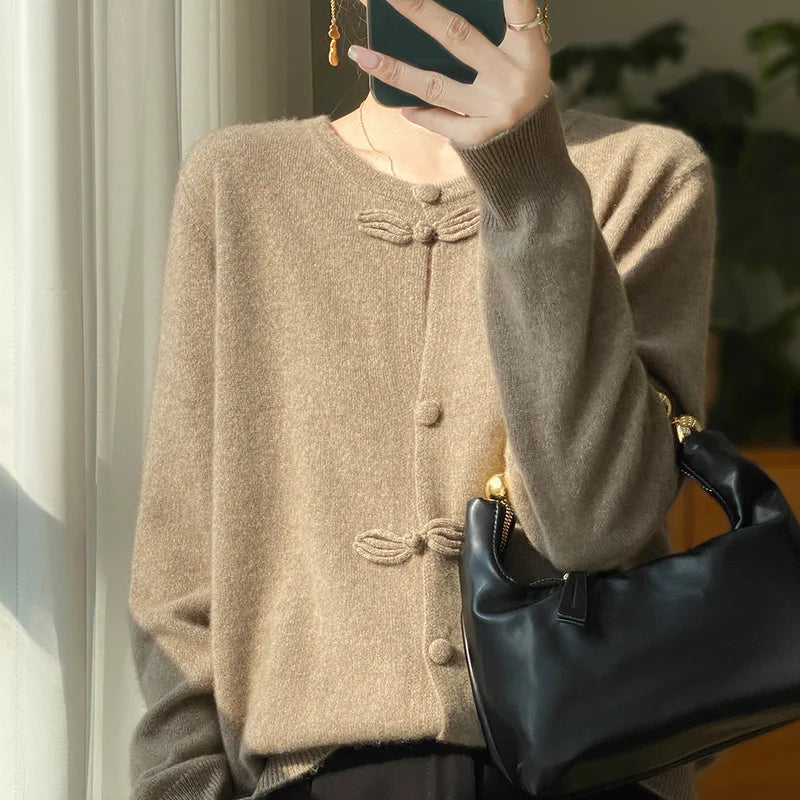 Beatrice | Bow Accented Cardigan