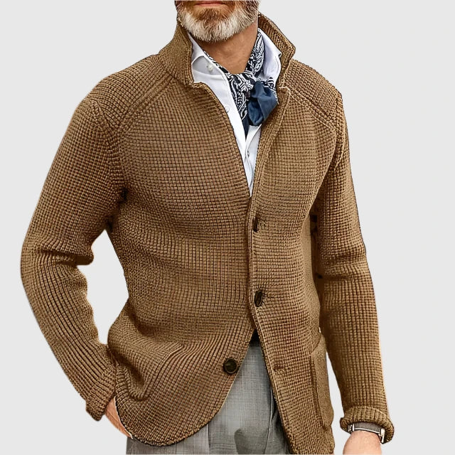 Arnold - Gilet cardigan homme style militaire rétro