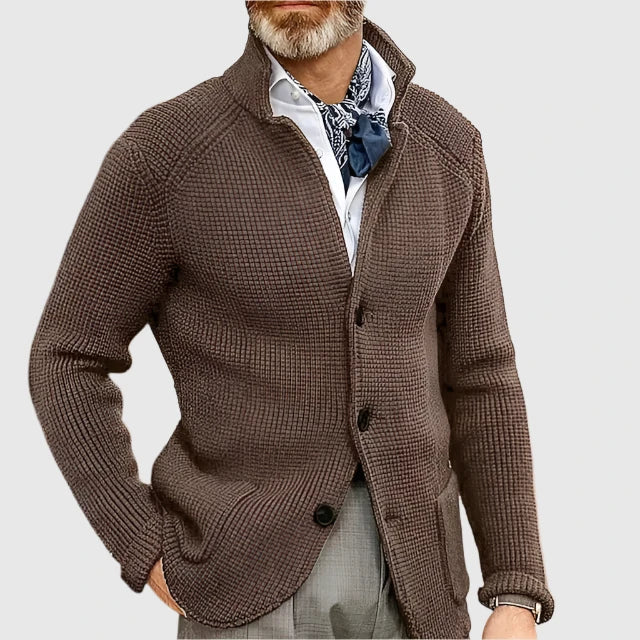 Arnold - Gilet cardigan homme style militaire rétro