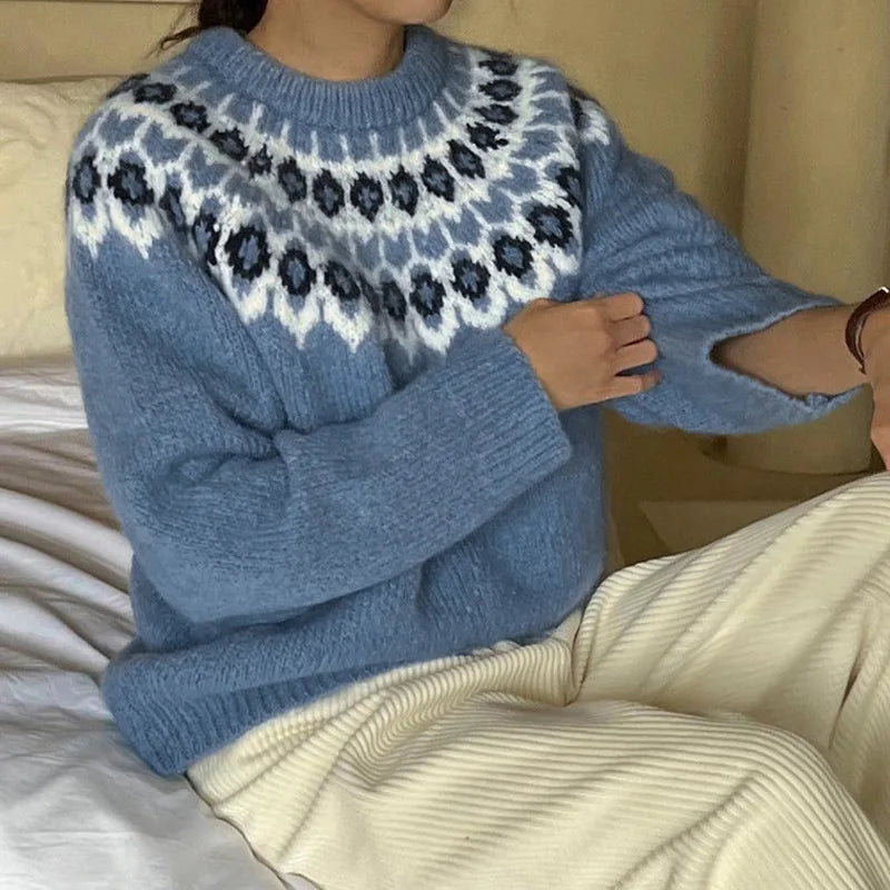 Braila | Pull en maille jacquard élégant