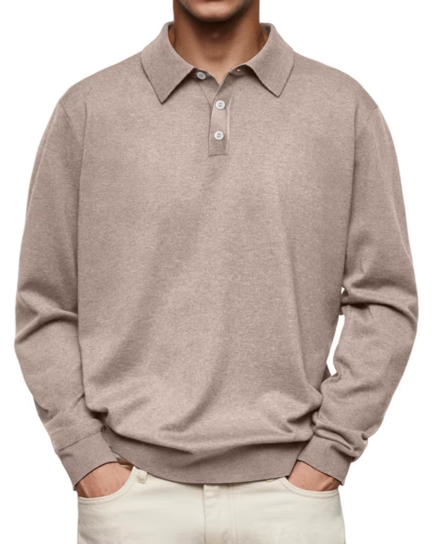 Aiden – Long Sleeve Polo