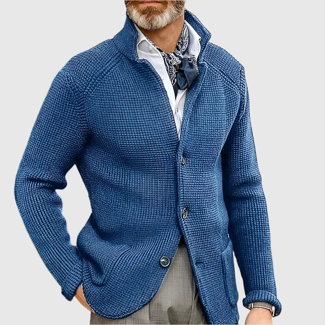 Arnold - Gilet cardigan homme style militaire rétro