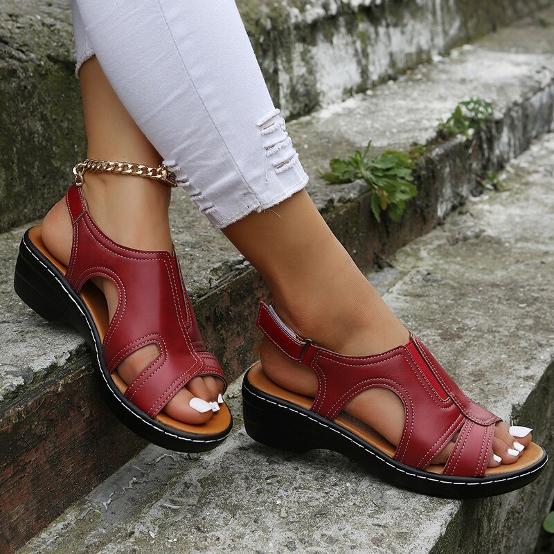 Jolie | Sandalias de Cuero Ortopédicas™