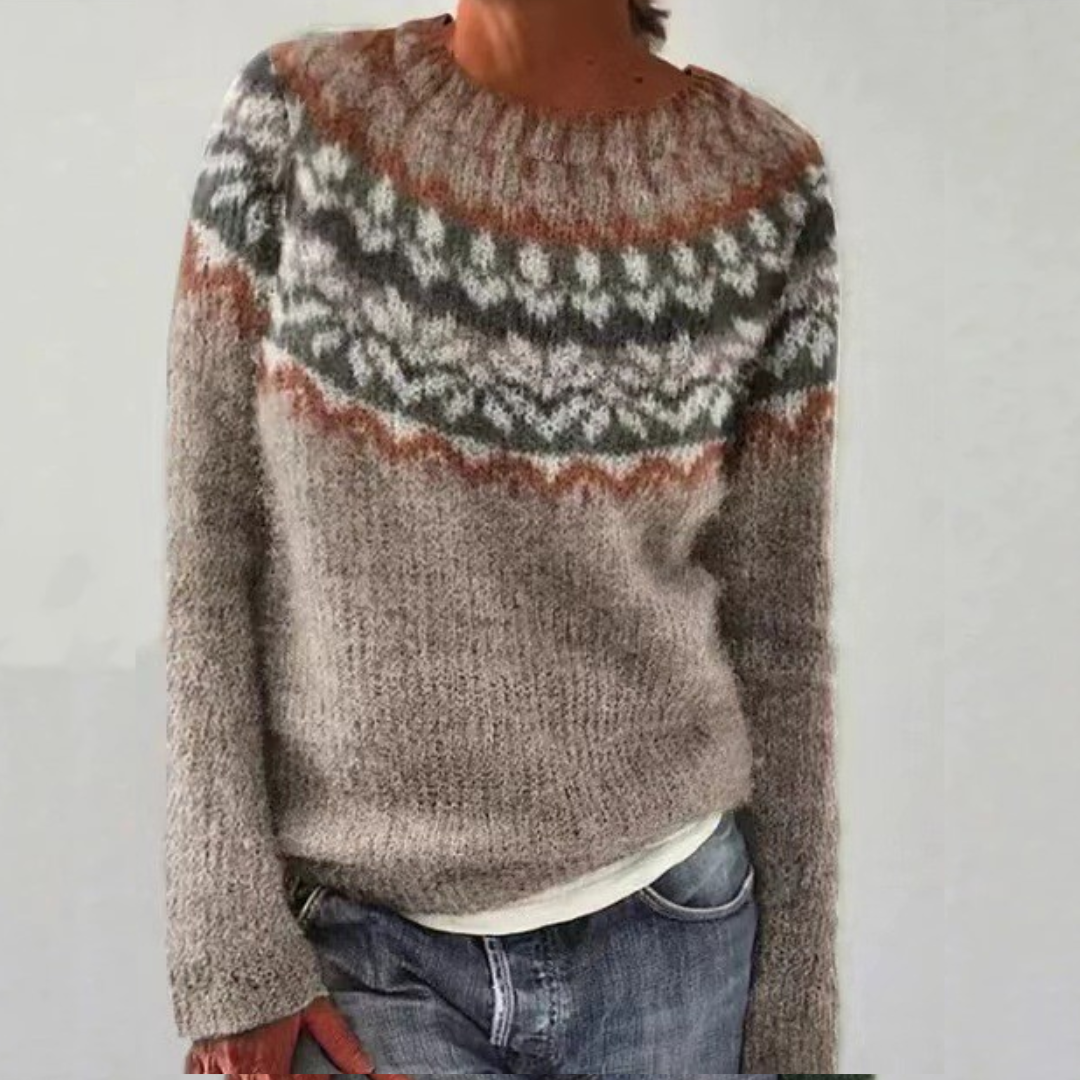 Chloe™ - Pull rétro douillet