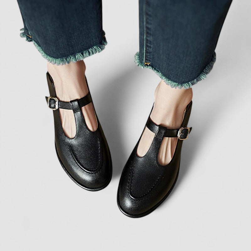 Camila – Chaussures Mary Jane à petit talon orthopédiques