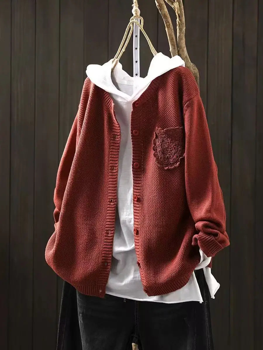 Madilynn | Relaxed Knit Pocket Cardigan