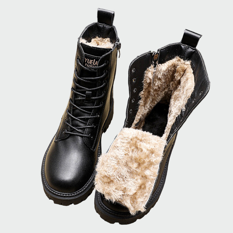 Claire | Bottines d'Hiver en Cuir