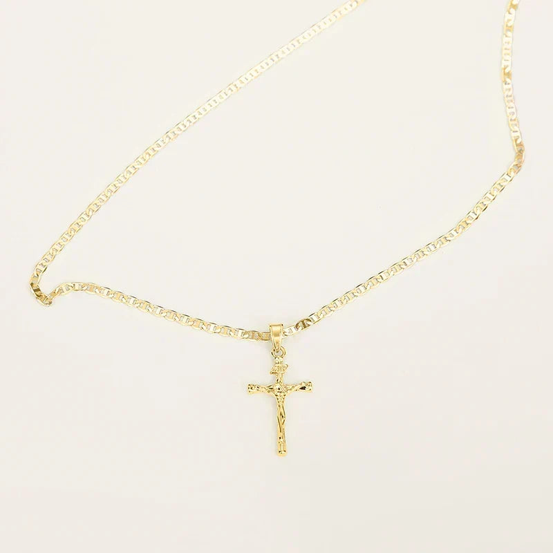 Bayford - Gleaming Cross Pendant Necklace