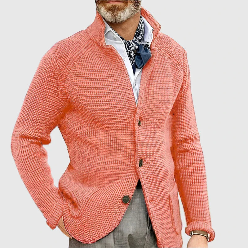 Arnold - Gilet cardigan homme style militaire rétro