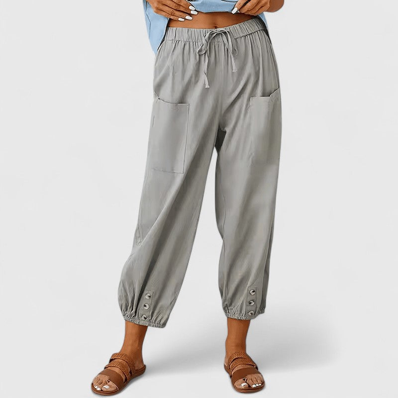 Jolie | Pantalon élégant à jambes larges