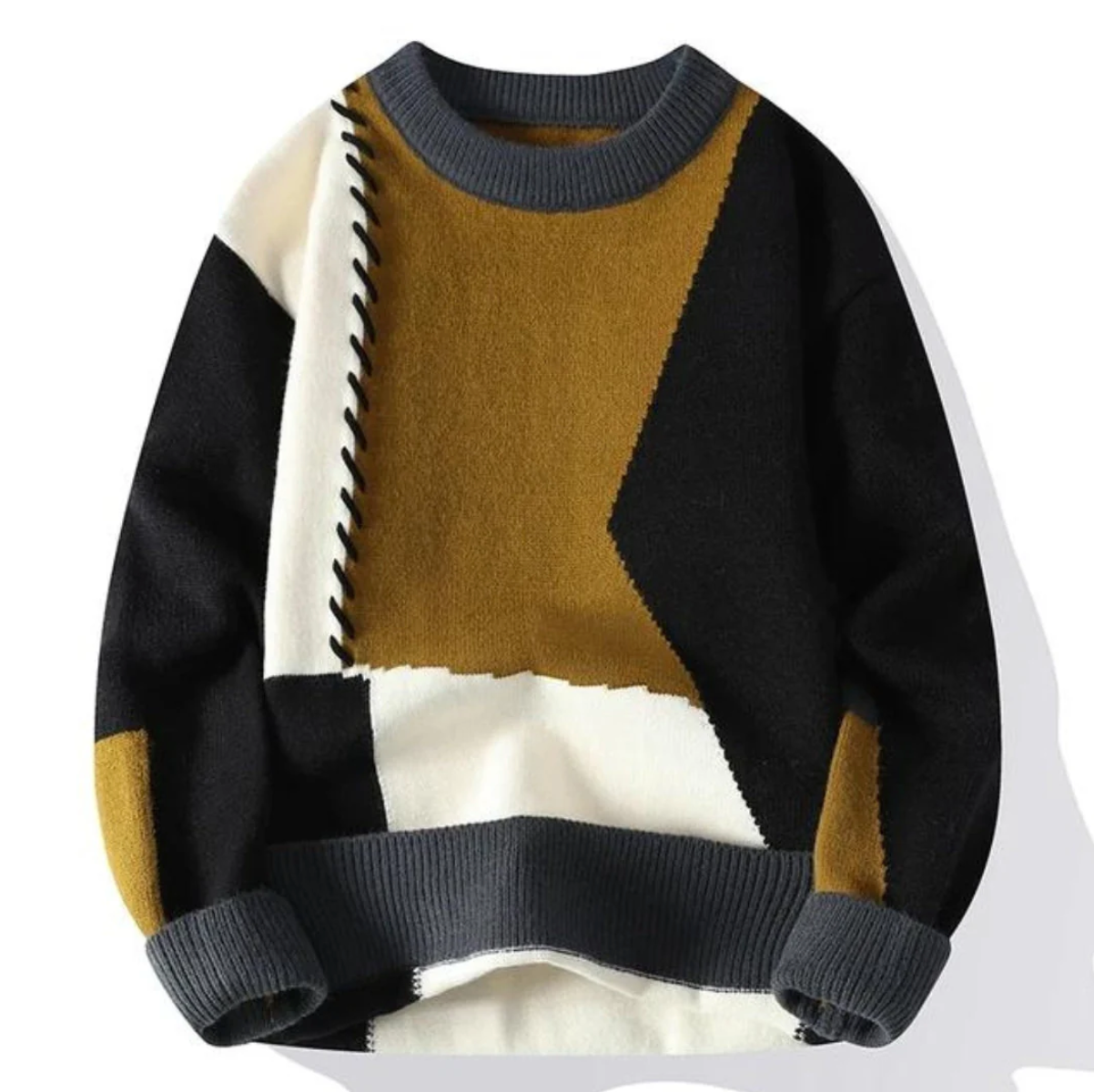 Grant – Suéter patchwork Aspen