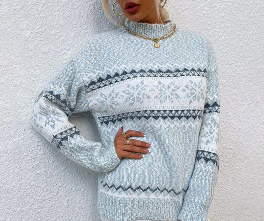 Bella - Chandail doux à col roulé