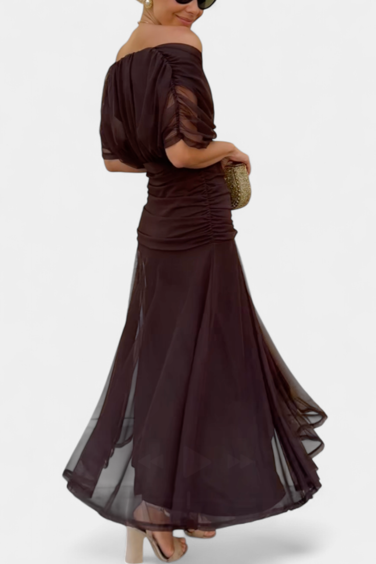 Florendra | Longue robe florale à col en V