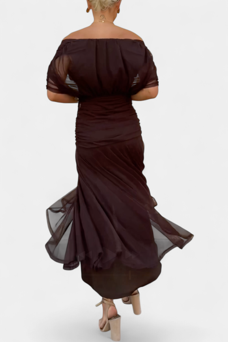 Florendra | Longue robe florale à col en V